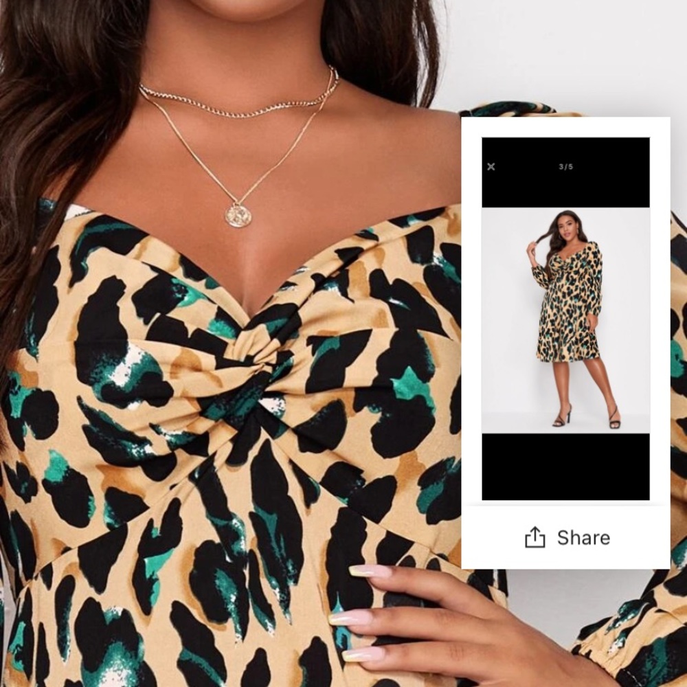 Print Midi dress
